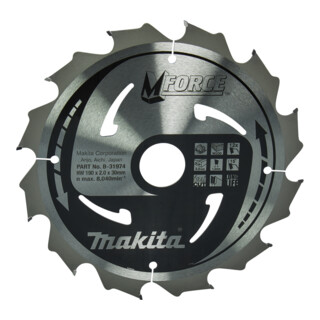 Makita Sägebblatt M-FORCE 190x30x12Z