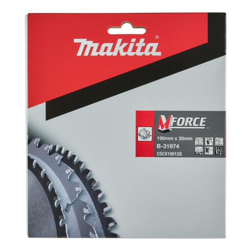 Makita Sägebblatt M-FORCE 190x30x12Z