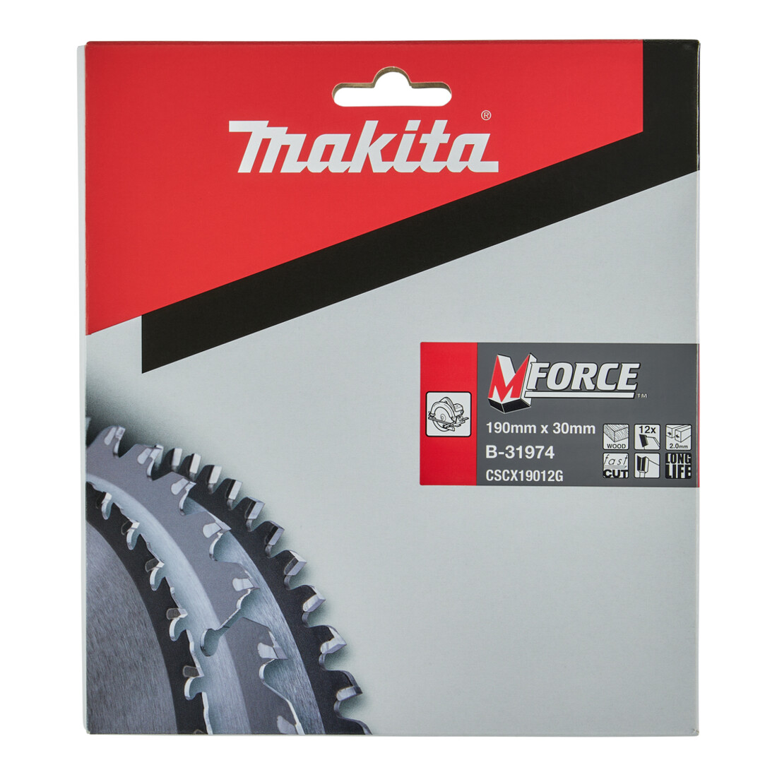 Makita Sägebblatt M-FORCE 190x30x12Z