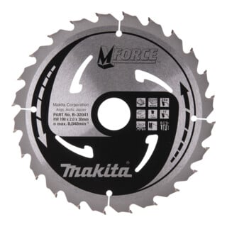 Makita Sägebblatt M-FORCE 190x30x24Z