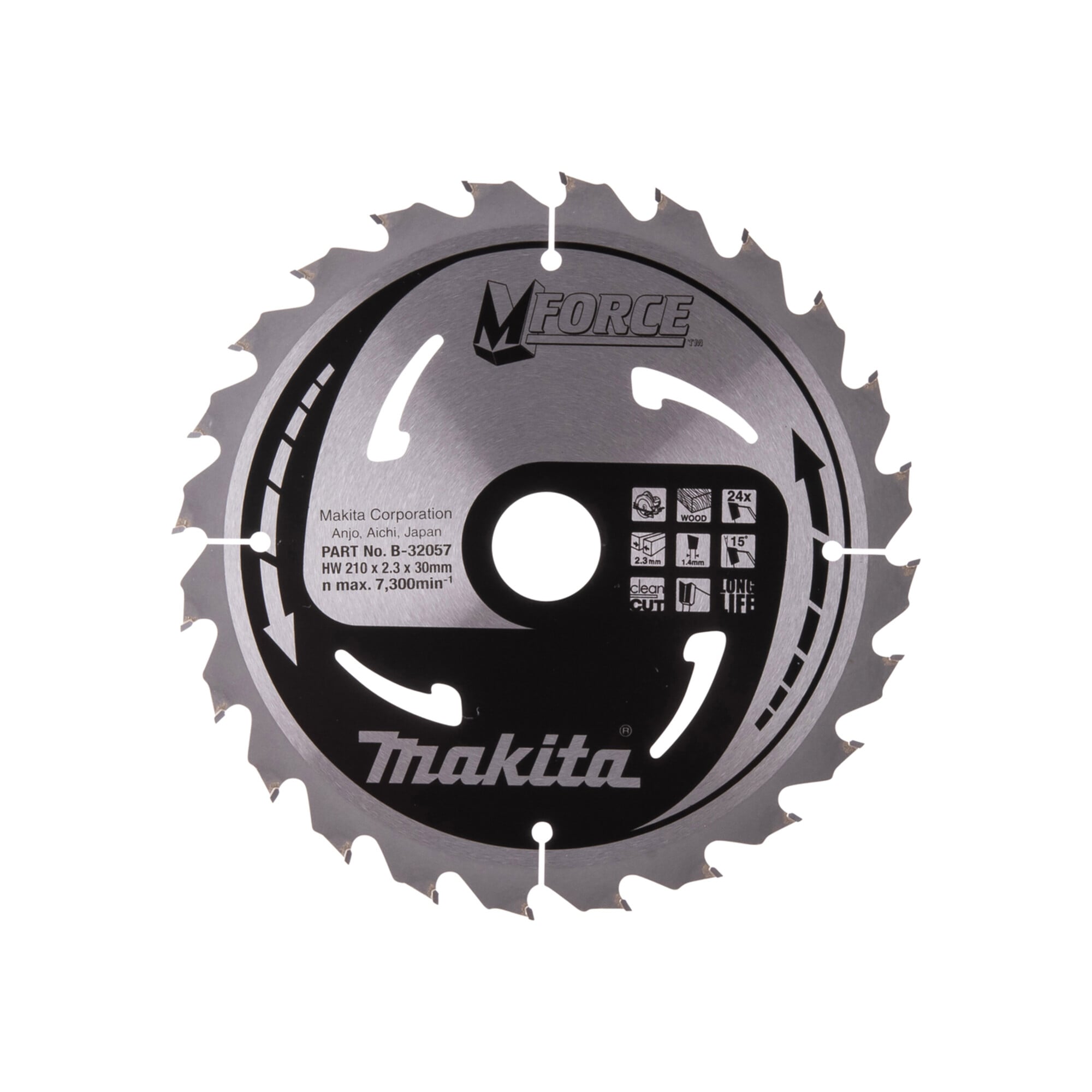 Makita Sägebblatt M-FORCE 210x30x24Z