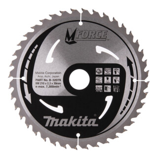 Makita Sägebblatt M-FORCE 210x30x40Z