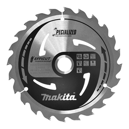 Makita Sägeblatt, EFFICUT WPC/Holz