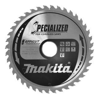Makita Sägeblatt 185x1,5x30, 40Z EFFICUT WPC/Holz