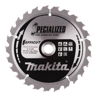 Makita Sägeblatt EFFICUT 190x20x25Z