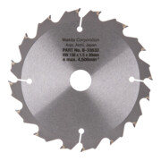 Makita Sägeblatt SPECIALIZED 136x20x16Z-5