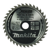 Makita Sägeblatt SPECIALIZED 136x20x36Z