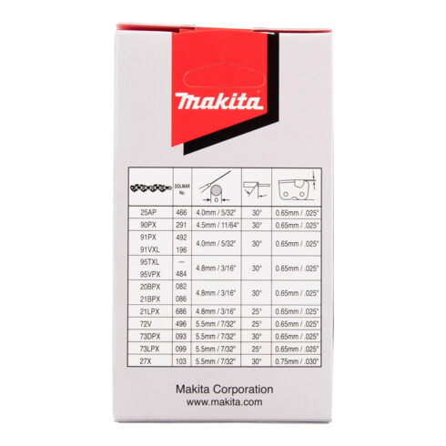 Makita Sägekette 25cm 1,3mm 3/8" HM