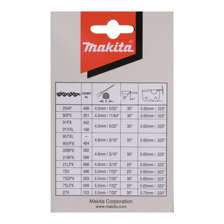 Makita Sägekette 30cm 1,3mm 3/8" HM