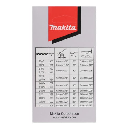Makita Sägekette 38cm 1,3mm .325" HM