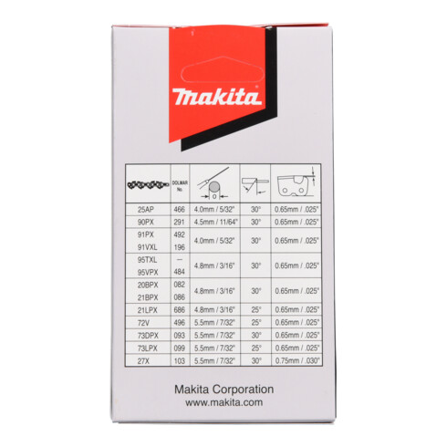 Makita Sägekette 38cm 1,5mm .325" HM