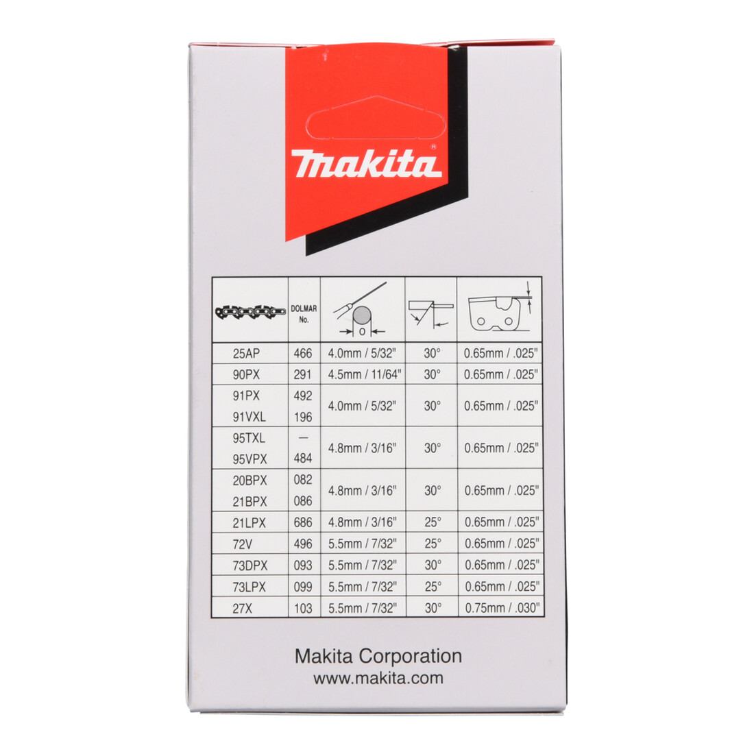 Makita Sägekette 38cm 1,5mm .325" HM