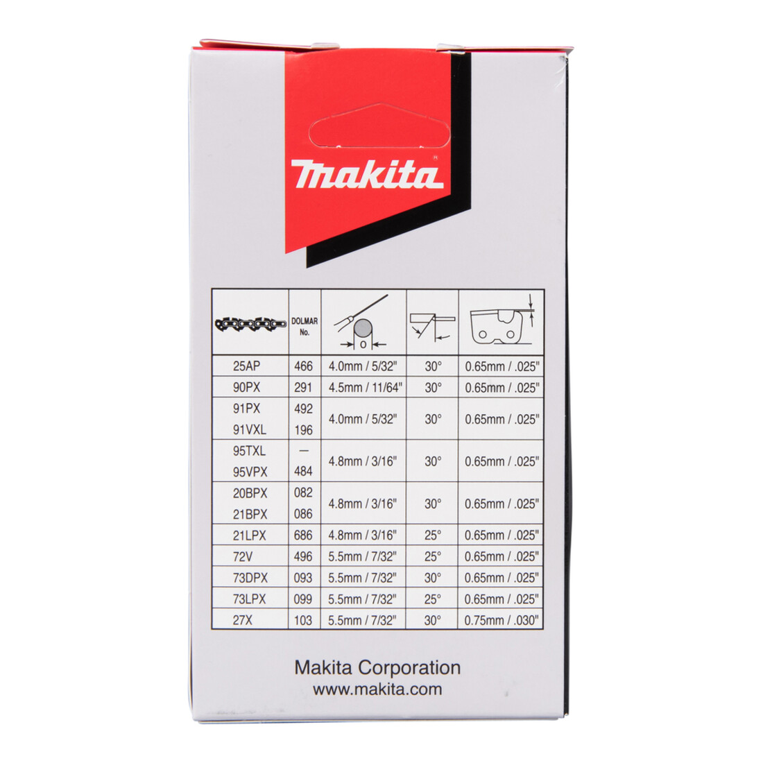 Makita Sägekette 45cm 1,5mm 3/8" VM