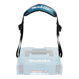 Makita Sangle d’épaule rembourrée pour MAKPAC bleu