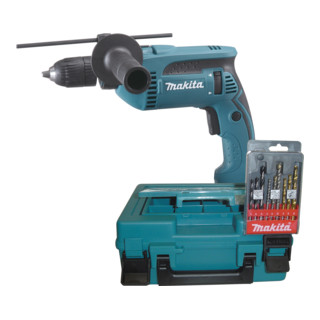 Makita Schlagbohrmaschine im Koffer inkl. Bohrerkassette HP1641K1X