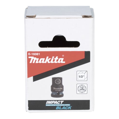 Makita Schlagnuss 1/2", SW12, kurz, Impact Black