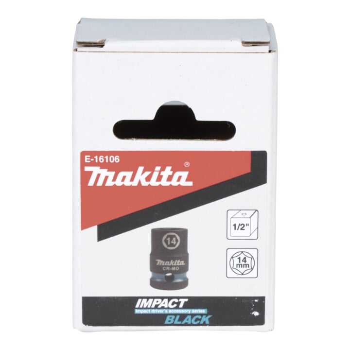 Makita Schlagnuss 1/2", SW14, kurz, Impact Black
