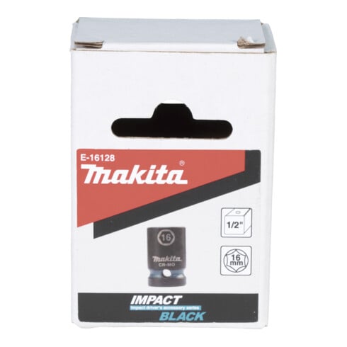 Makita Schlagnuss 1/2", SW16, kurz, Impact Black