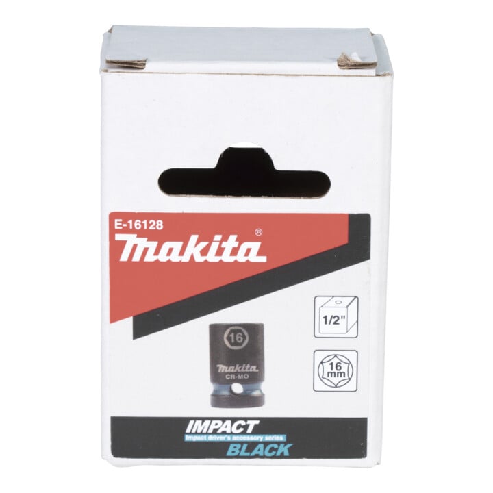 Makita Schlagnuss 1/2", SW16, kurz, Impact Black