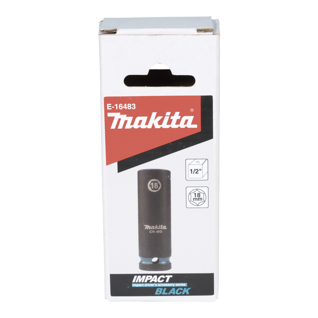 Makita Schlagnuss 1/2", SW18, lang, Impact Black