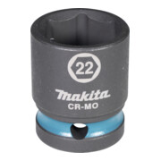 Makita Schlagnuss 1/2", SW22, kurz, Impact Black