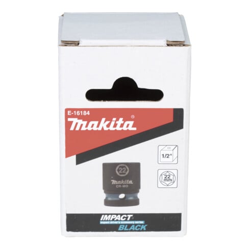 Makita Schlagnuss 1/2", SW22, kurz, Impact Black