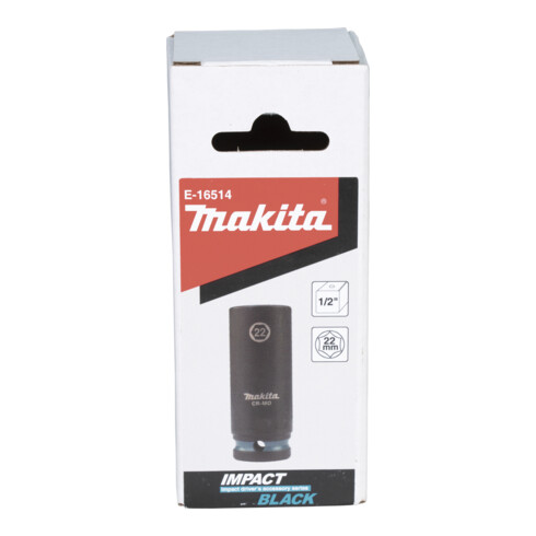 Makita Schlagnuss  1/2", SW22, lang, Impact Black