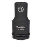Makita Schlagnuss 3/4", SW19, 90 mm, inkl. O-Ring und Stift, CR-MO