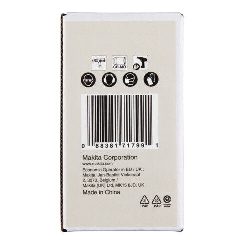 Makita Schlagnuss 3/4", SW32, 90 mm, inkl. O-Ring und Stift, CR-MO