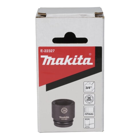 Makita Schlagnuss 3/4", SW36, 57 mm, inkl. O-Ring und Stift, CR-MO