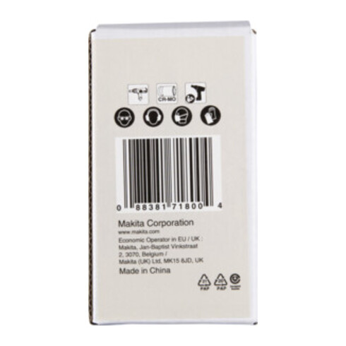 Makita Schlagnuss 3/4", SW36, 90 mm, inkl. O-Ring und Stift, CR-MO