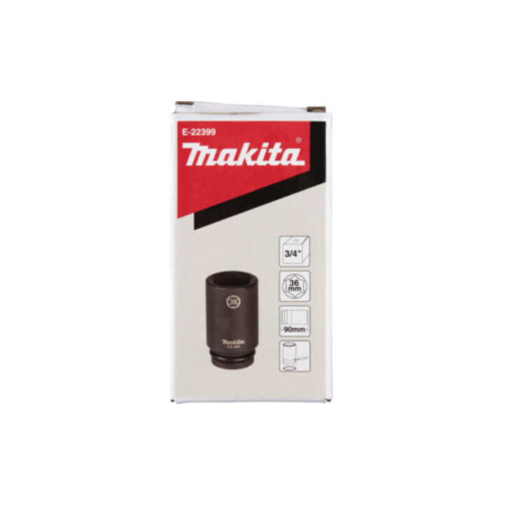 Makita Schlagnuss 3/4", SW36, 90 mm, inkl. O-Ring und Stift, CR-MO