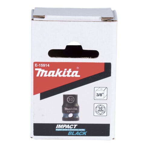 Makita Schlagnuss 3/8", SW10, kurz, Impact Black