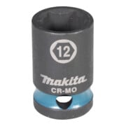 Makita Schlagnuss 3/8", SW12, kurz, Impact Black