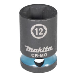 Makita Schlagnuss 3/8", SW12, kurz, Impact Black