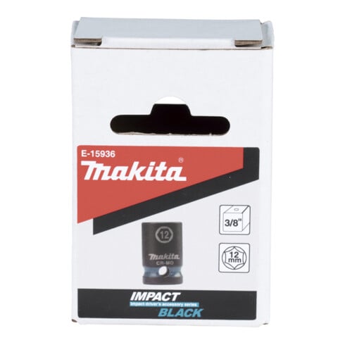 Makita Schlagnuss 3/8", SW12, kurz, Impact Black