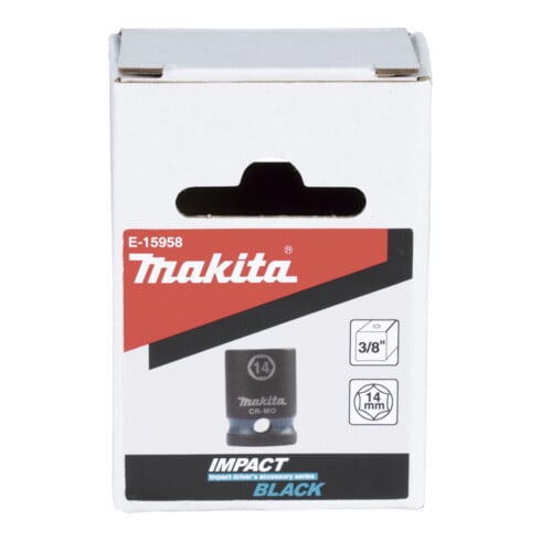 Makita Schlagnuss 3/8", SW14, kurz, Impact Black