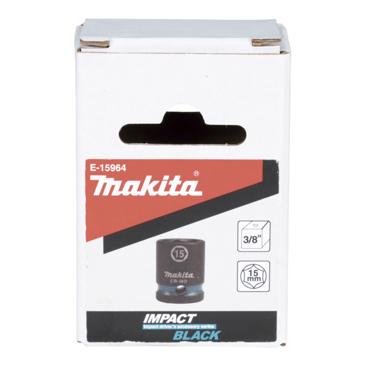 Makita Schlagnuss 3/8", SW15, kurz, Impact Black