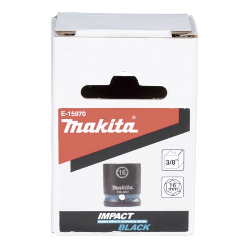 Makita Schlagnuss 3/8", SW16, kurz, Impact Black