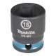 Makita Schlagnuss  3/8", SW18, kurz, Impact Black-1