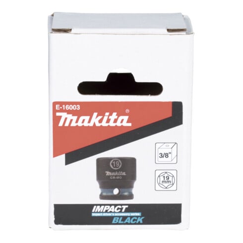 Makita Schlagnuss 3/8", SW19, kurz, Impact Black