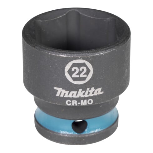 Makita Schlagnuss  3/8", SW22, kurz, Impact Black