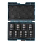 Makita Schlagnuss-Set IMPACT BLACK 9-tlg., 1/2"