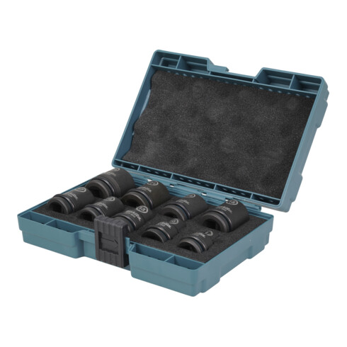 Makita Schlagnuss-Set IMPACT BLACK 9-tlg., 1/2"