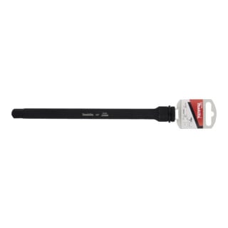 Makita Schlagnuss-Verlängerung 1/2", 250 mm, inkl. Sicherungsstift und O-Ring, CR-MO