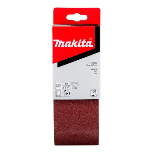 Makita Schleifband 76x457mm K100 P-37122