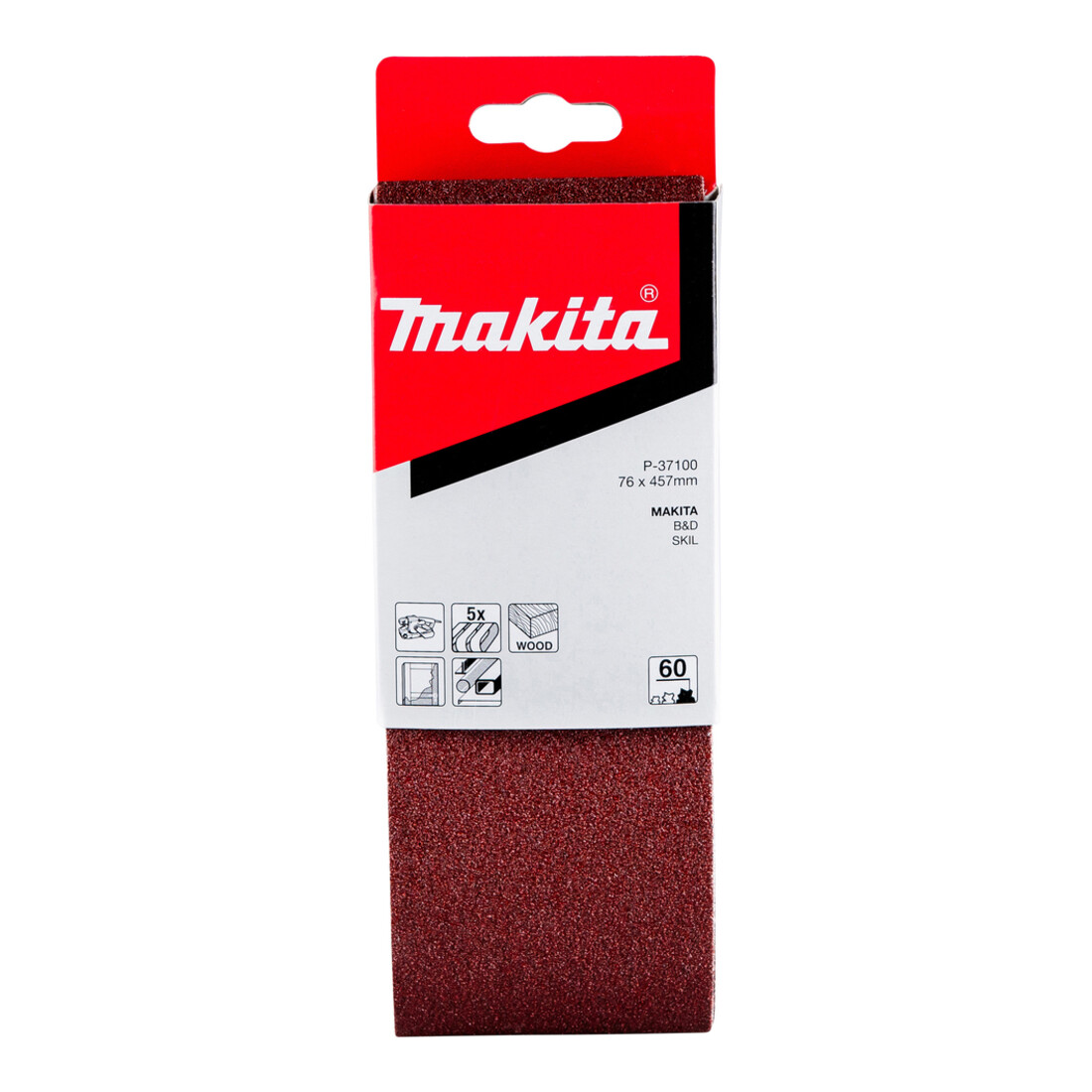 Makita Schleifband 76x457mm K60 (P-37100)