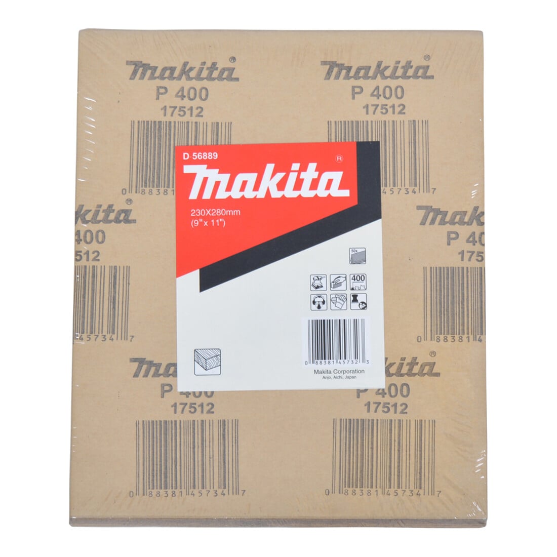 Makita Schleifpapier 230x280mm K400 100 Stück