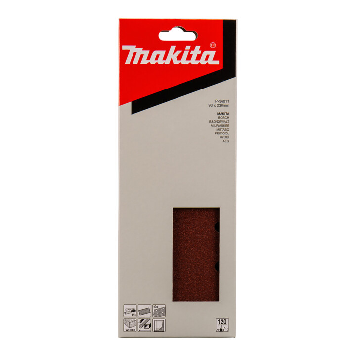 Makita Schleifpapier 93x230mm K120 P-36011 (P-36011)