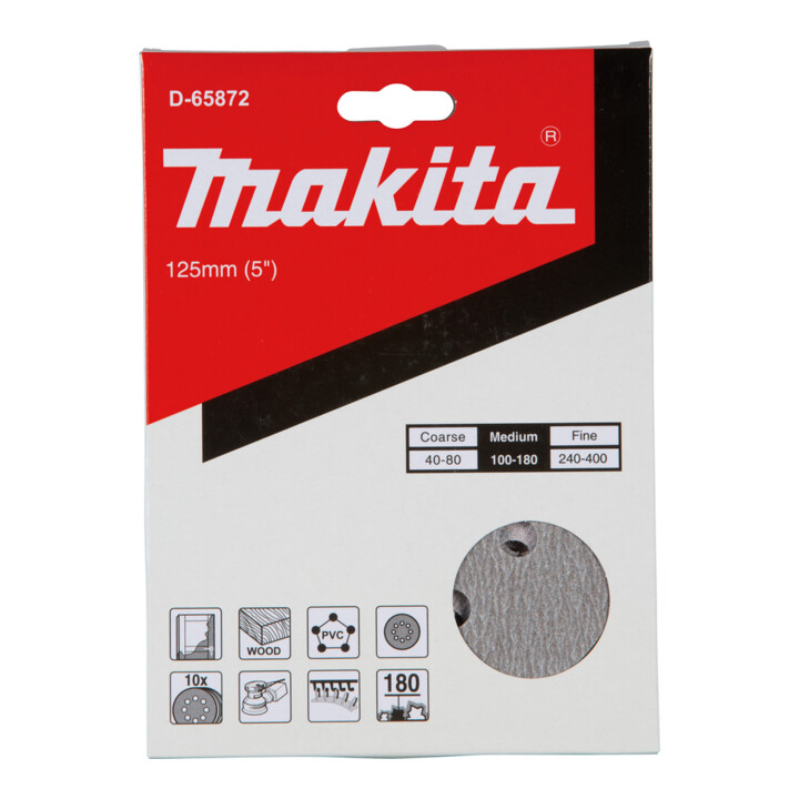 Makita Schleifpapier D 125mm K180